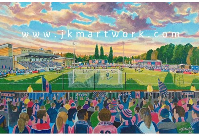Champion Hill Stadium Fine Art Print - Dulwich Hamlet FC